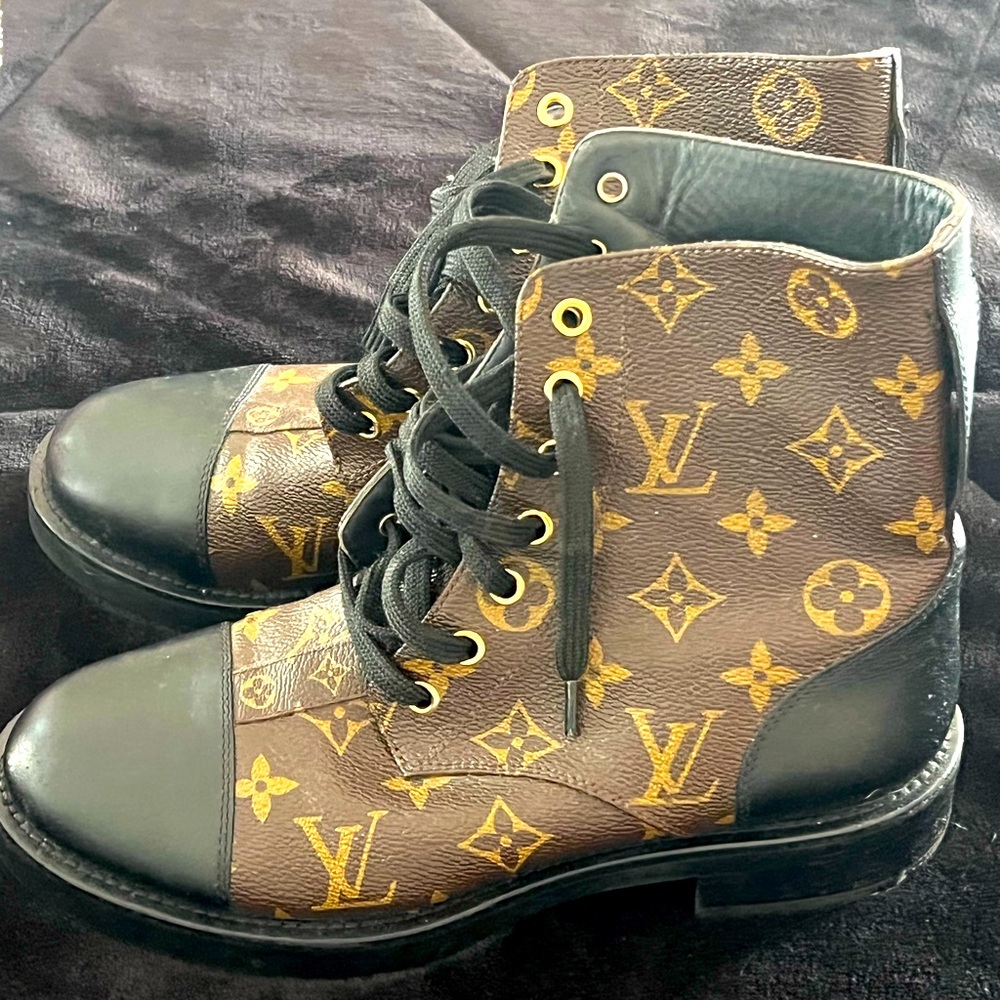 Authentic Louis Vuitton boots